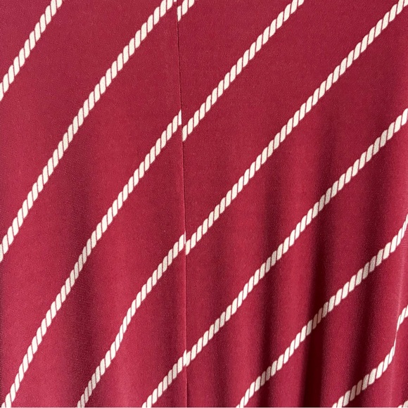 Lane Bryant Red Stripe Wrap Dress - Picture 7 of 11